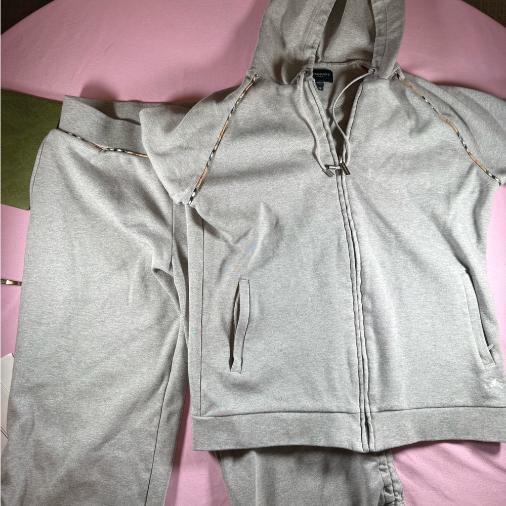 Burberry Gray Tracksuit